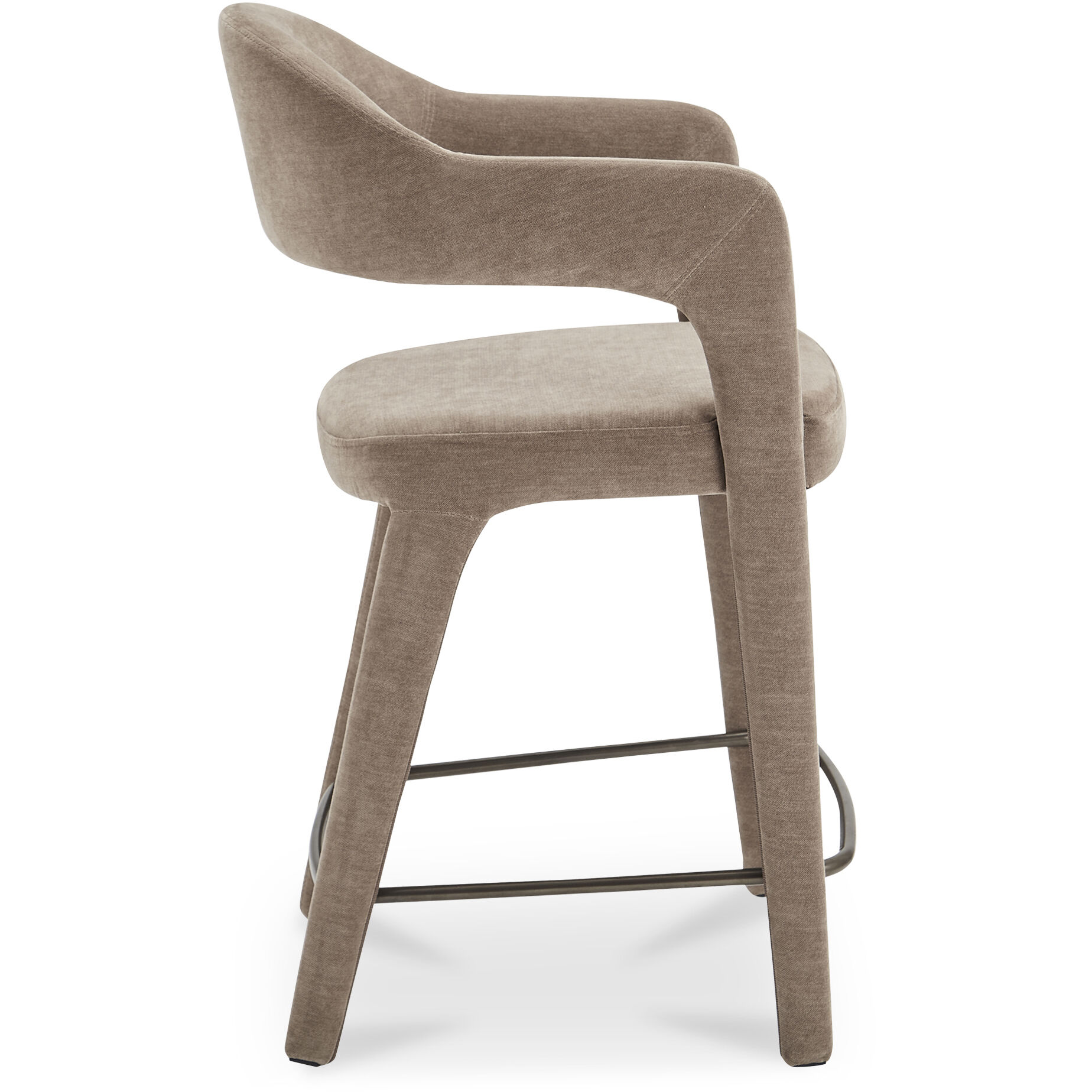 Martens 39 inch Brown Counter Stool in Light Brown
